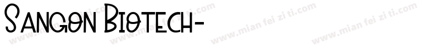 Sangon Biotech字体转换
